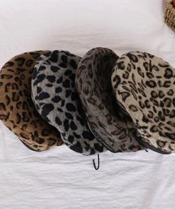 ベレー帽 | 起毛 レオパード柄 秋冬