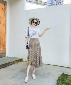 スカート | フレア ロング春物 レディース 春夏 スカート黒 ボトムス 春夏秋 新作 カジュアル 通勤通学 チェック柄 Aライン着やせ 20代30代40代