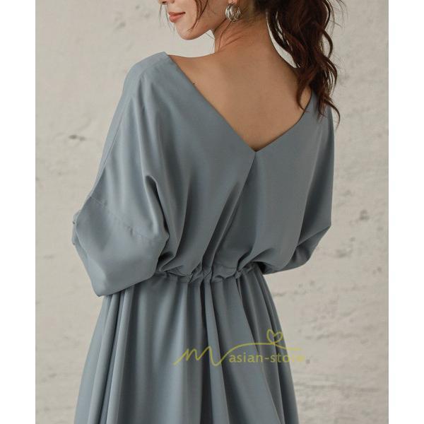 マキシ | 長袖ワンピース 秋物 レディース フレアワンピース ロングワンピース Aラインワンピース 30代40代 大人 揺れる ダンス 二次会 発表会 50代60代 お出かけ