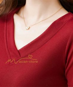 ｔシャツ・カットソー | トップス カットソー インナー Tシャツ レディース 春 カジュアル おしゃれ  女性用 シンプル 無地 20代30代40代50代 カシュクール 上品 着痩せ 夏物 ブラック