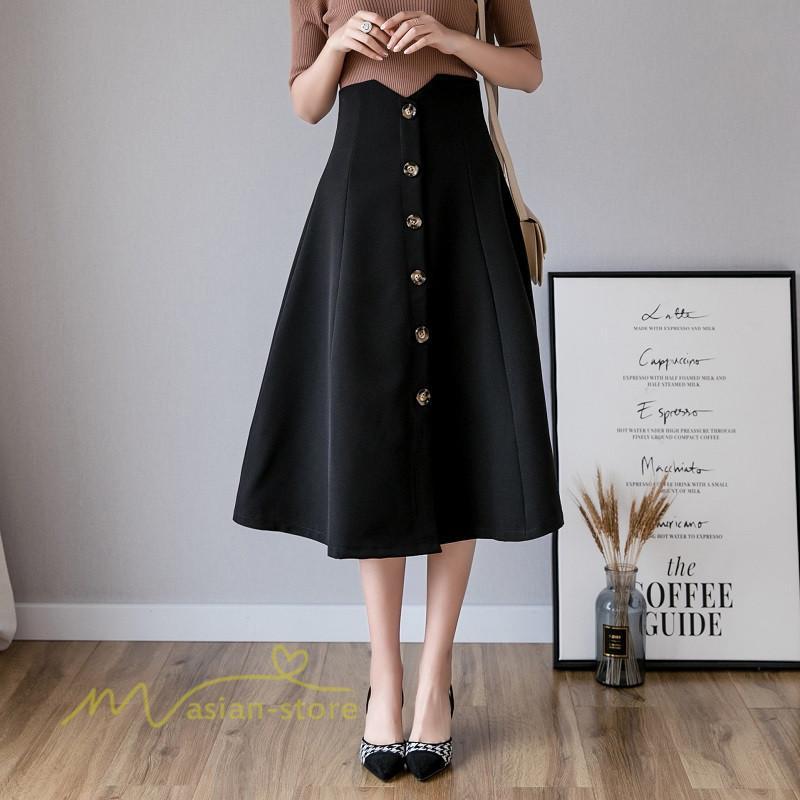 スカート | 事務服 制服 洗える 無地 きれいめ 30代 40代 50代 着やせ 上品 ひざ丈 ハイウェスト 2021春 OL 通勤 ペンシル大人 フォーマル Aライン
