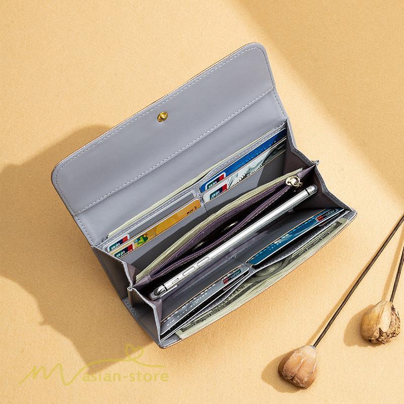 さいふ バッグ | 長財布 レディース 財布 多機能 カード さいふ レディース財布 大容量 カジュアル エレガント 便利 40代 小銭入れ 20代 ライトイエロー 携帯 30代