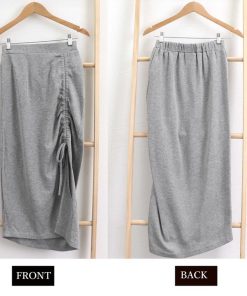 タイトスカート | 編み上げレースアップスカートハイウエスト