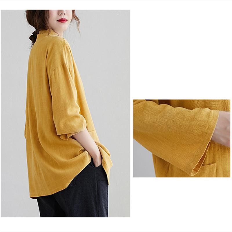 カーディガン | 羽織り レディース 秋服 ライトアウター Vネック 麻綿 無地 20代 30代 春 夏 秋 長袖 カジュアル 40代 50代 秋コーデ 秋かわいい