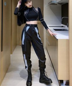 クロップドパンツ | リフレクティブ カーゴパンツ レディース