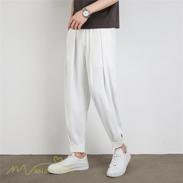 チノパン | テーパードパンツ メンズ 無地 ロング丈 夏新作 サマーパンツ 上品 ウエストゴム テーパード 春 夏 カジュアルパンツシンプル 上品 おしゃれ 秋 メンズスタイル