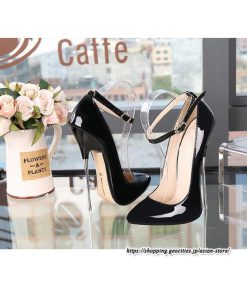 パンプス | ハイヒールピンヒール ポインテッドトゥ ストラップ レディースシューズ 靴 大きいサイズ 28cm 滑り止めソール 大人 パーティー セクシー