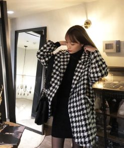 ジャケット・ブルゾン | 千鳥格子柄 ジャケット 中綿コート 秋冬