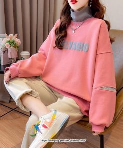 パーカー | トレーナー レディース トップス スウェット 裏起毛 長袖 暖か ハイネック おしゃれ カジュアル ゆったり カジュアル 長袖トレーナー 大人 冬 着痩せ 秋新作