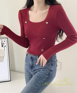 ｔシャツ・カットソー | リブカットソー レディース 秋 秋服 トップス 長袖 ロングスリーブ リブ カットソー 綿混 秋コーデ インナー 伸縮性 ショート丈 タイト スリム ニットソー