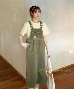 オーバーオール サロペット | サロペットスカート ロングスカート オーバーオール ジャンパースカート デニムスカート レディース キュート ゆったり カジュアル 着痩せ お出かけ シルエット