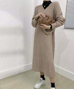 ワンピース | ニット長袖 レディース 秋冬