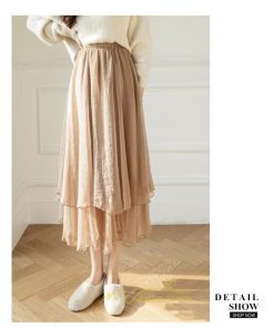 スカート | ロングレディース お花見 レディース チュール体型カバー おしゃれ 無地 可愛い カジュアル 30代 40代 20代 50代 韓国風