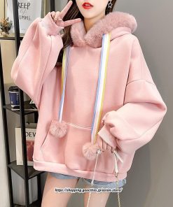 パーカー | レディース 裏ボア 裏起毛 防寒 フード付き スウェット トップス 秋 冬 あったか ゆったり 韓国風 カジュアル 体型カバー 暖かい 安い