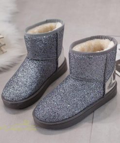 ショートブーツ | ムートンブーツ レディース ムートン 靴 秋冬 裏起毛 ボア ファー 暖かい 内ボア スノーブーツ カジュアル 防寒 雪靴 シューズ スノーシューズ