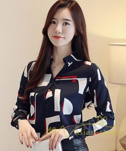 在庫ある | 短納期ブラウスレディースシャツ シフォンブラウス ビジネスカジュアルシャツトップス オフィスブラウス フォーマルシャツ 薄手 通学通勤 プリント 春夏衣装