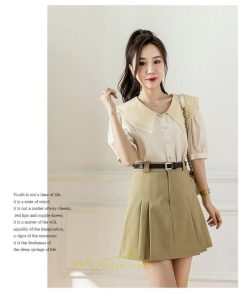 スカート | ボトムス レディース きれいめ 春夏 おしゃれ ショート丈 フォーマル 通勤 韓国風 ハイウエスト 20代30代 Aライン 着痩せ ミニスカート エレガント