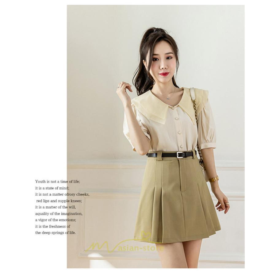 スカート | ボトムス レディース きれいめ 春夏 おしゃれ ショート丈 フォーマル 通勤 韓国風 ハイウエスト 20代30代 Aライン 着痩せ ミニスカート エレガント
