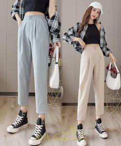 チノ・テーパード・ジョガー・スキニーパン | テーパードパンツ レディース ボトムス パンツ 麻綿風 チノパン 涼しい 接触冷感 ウエストゴム 夏パンツ 九分丈 春夏秋 可愛い 20代30代 無地 スリム 40代 大人