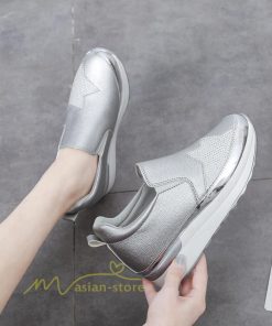 スニーカー | スリッポン レディース おしゃれ 紐なし インソール スリッポン大人カジュアル 厚底スリッポン ローカットスニーカーレディース 厚底スニーカー