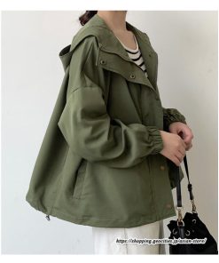 コート・ジャケット | ジャケット レディース ブルゾン ライトブルゾン アウター ライトアウター 秋物 パーカー パーカージャケット スポーティ フード付き 20代30代 カジュアル