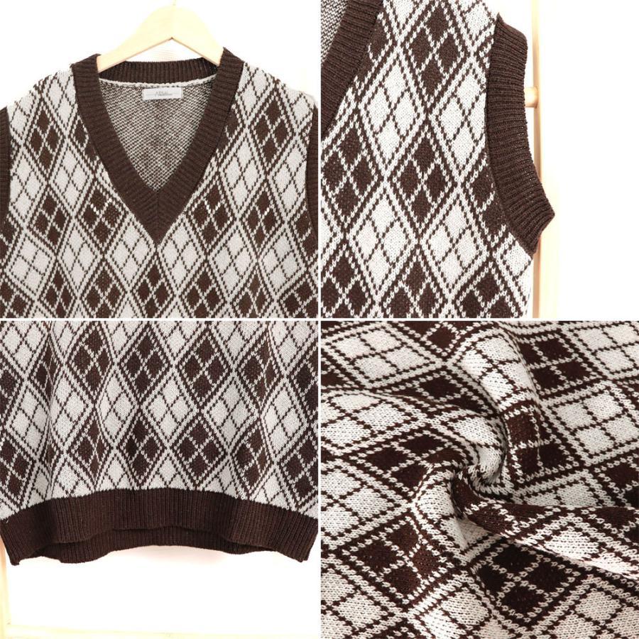 ニット・セーター | ニットベストレディース秋冬ニットトップス