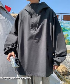 パーカー ジャケット コート | パーカー メンズ シンプル 秋 冬 コーデ 薄手 ゆったり 体型カバー フード付き カッコウイイ 大きいサイズ 秋物 トップス 長袖 プルオーバー トレーナー