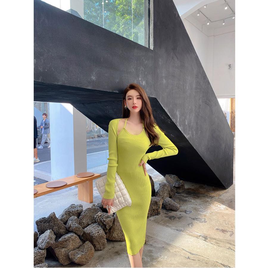 タイト | ニットワンピース長袖 タイトワンピース ストレッチワンピース 長袖ワンピース 膝丈 スリム お呼ばれ セクシーワンピース 上品 高級感 美ライン