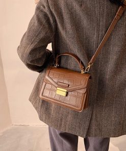 ショルダーバッグ | クロコ型押し 韓国風