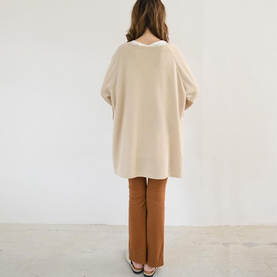 Tシャツ・カットソー | カットソーチュニック 春 ロンT 前後差
