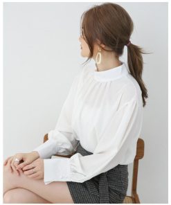 シャツ・ブラウス | ブラウス バルーンスリーブ バルーン袖 とろみ クラシカル レディース 長袖 ファッション カジュアル エレガント 細身 優雅 エレガント 上品 通勤 オシャレ OL