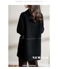 コート・ジャケット | コート チェスターコート ラシャ ミディアム丈コート ジャケット レディース 秋 アウター ゆったり 体型カバー きれいめ 羽織り 通学 通勤 上品 オフィス