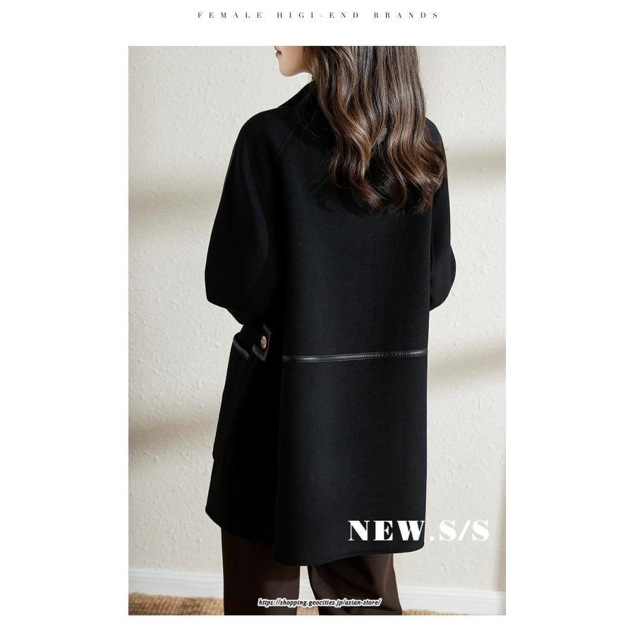 コート・ジャケット | コート チェスターコート ラシャ ミディアム丈コート ジャケット レディース 秋 アウター ゆったり 体型カバー きれいめ 羽織り 通学 通勤 上品 オフィス