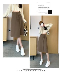 スカート | ロングロング丈 ミモレ丈 ミモレスリット 秋 冬 秋冬 高見え カジュアル Aライン 小柄 キレイめ 通学 着痩せ 通勤 2022新作