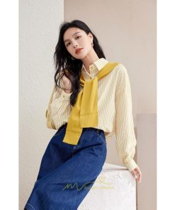 シャツ・ブラウス | ブラウス トップス レディース シフォン ボーダー柄 フォーマル スーツ インナー オフィス カジュアル 入学式 入園式 卒業式 母 七五三 受験 ママ 卒園式