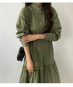 マキシ | シャツワンピース ワンピース 秋 春 レディース ロングワンピース 長袖 ロング丈 マキシ丈 体型カバー 無地 ゆったり 着痩せ 30代 40代 カジュアル 50代 夏物