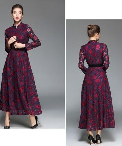 レースワンピース | ワンピース レディース 大きいサイズ マキシワンピース レースフレア ロング マキシワンピ きれいめ 通勤 上品 食事会 パーティー イベント 二次会 お洒落