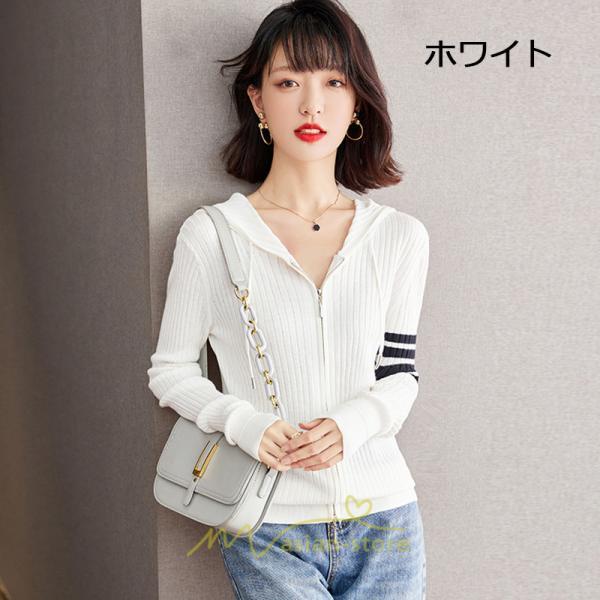 ニット・セーター | カーディガン レディース ニット 上品 カーデ ジャケット シンプル 長袖 秋 冬 秋冬 大人 レトロ風 着痩せ ウール 通勤 カジュアル フード付き 楽チン