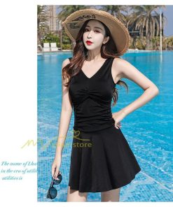 水着 | レディース ワンピース 体型カバー ママ オトナ女子 露出控えめ セクシー Vネック キャミソール シンプル 体系カバー オールインワン 上品 20代30代40代