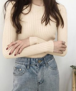 ニット・セーター | リブニットトップス レディース 大人秋服