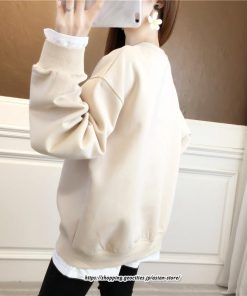 パーカー | トレーナー レディース レイヤードトレーナー 可愛い 重ね着風 ゆったり カジュアル 大人 無地 長袖トレーナー 秋新作 春秋 裏起毛 韓国風 冬 着痩せ