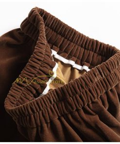 スカート | ロングミモレ丈 Aラインフレアビロードウエストゴム ハイウエスト 秋冬 無地 ゆったり 大人 通学通勤 エレガント