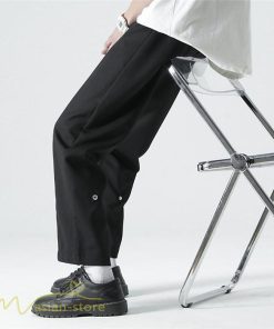 チノパン | ワイドパンツ メンズ カジュアルパンツ 夏新作 黒 アンクルパンツ ガウチョ パンツ 体型カバー 着痩せ 上品 3XL ビジネス 大きいサイズ サマーパンツ オフィス