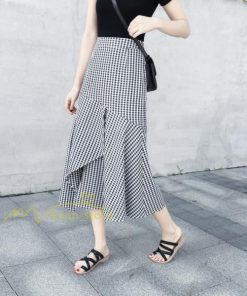 スカート | フレア ロング春物 レディース 春夏 スカート黒 ボトムス 春夏秋 新作 カジュアル 通勤通学 チェック柄 Aライン着やせ 20代30代40代