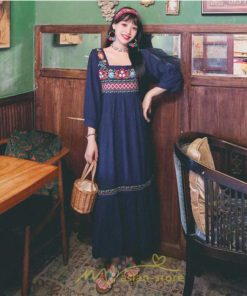 マキシ | 長袖ワンピース レディース 夏秋 コットン 10代 20代 30代 40代 50代 マキシワンピース ロングワンピース おしゃれ 着痩せ 大人可愛い 綺麗 かわいい