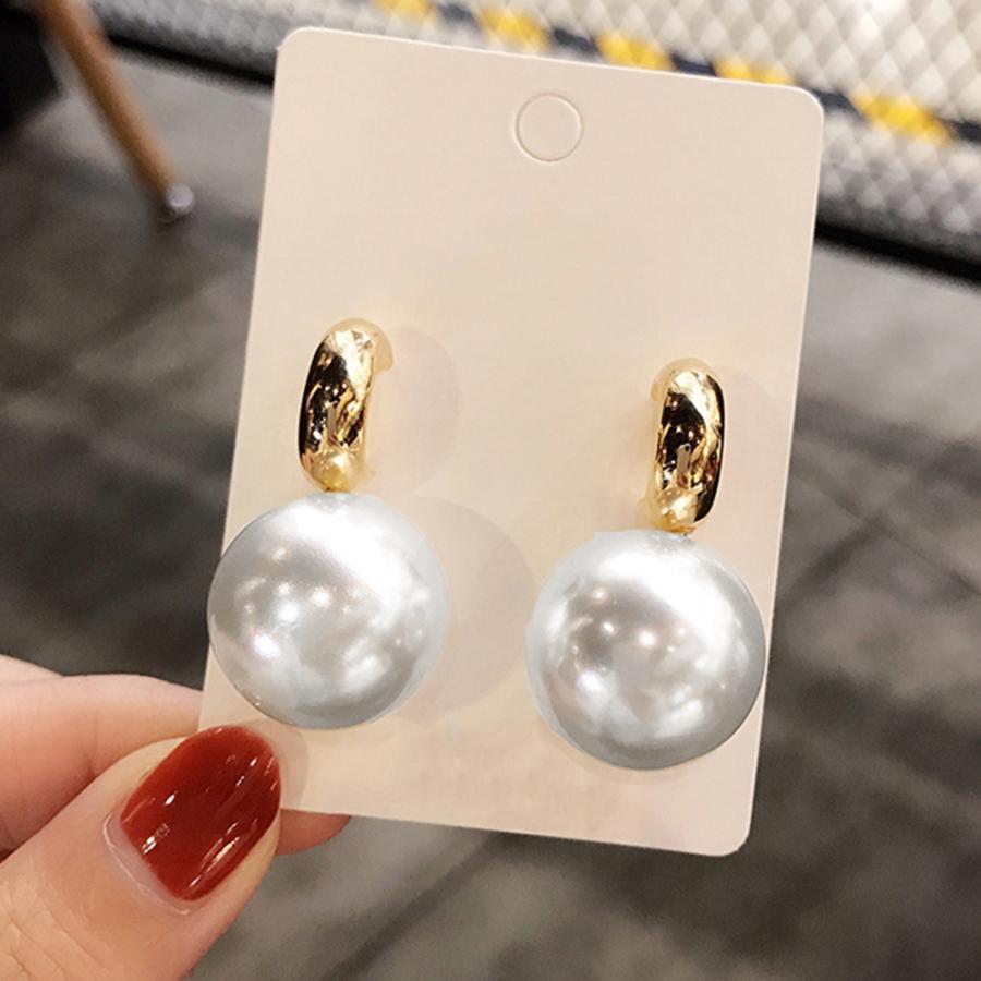 その他アクセサリー | 大粒パールピアス レディース 上品耳飾り