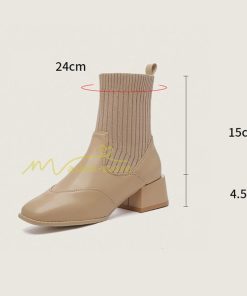ショートブーツ | ブーツ レディース シューズ 靴 太ヒール チャンキーヒール ブーティー スクエアトゥ ソックスブーツ くつ COS コスプレ PUブーツ 合皮ブーツ
