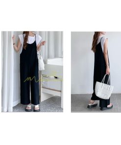 オーバーオール サロペット | サロペット オーバーオール オールインワン ワイドパンツ レディース 無地 キャミ ガウチョ 20代30代40代 着痩せ 可愛い 送料無料 ワイドサロペット