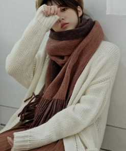 マフラー | フリンジレディース リバーシブル 大判 秋冬 厚手無地 ストール かわいい リバーシブル