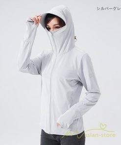 パーカー | UVカット紫外線カット ラッシュ2type 男女 抗菌 涼しい 指穴フード付き 吸水速乾 UPF50+ 冷感 薄手 マスク オシャレ 水着 日焼け防止